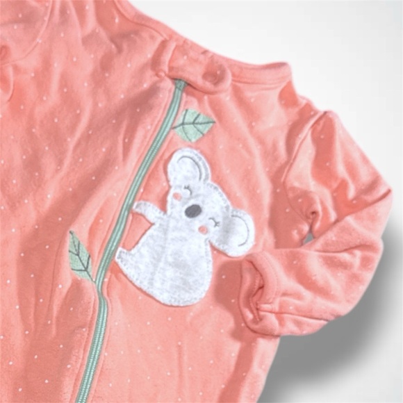 4/$20 Carter’s Sleeper Pink Koala - Picture 2 of 4